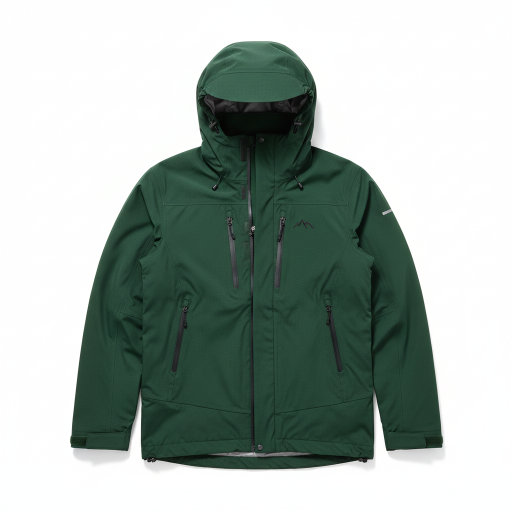 Evergreen Trail Jacket - Flat Lay