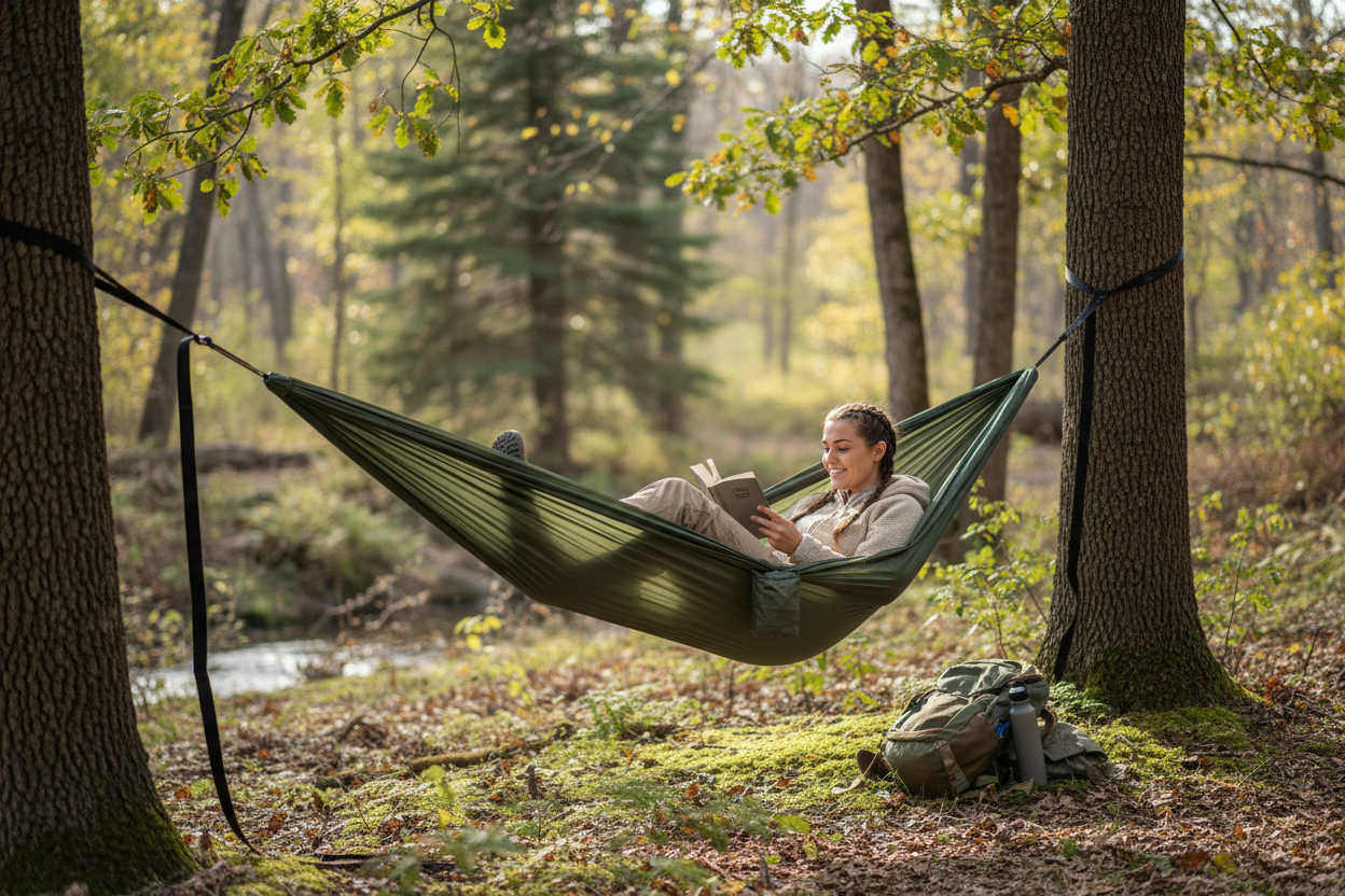 CloudRest Hammock In Forest