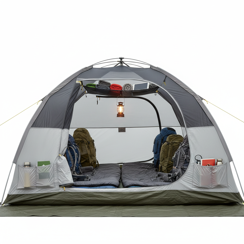 Basecamp 4-Person Tent - Interior View