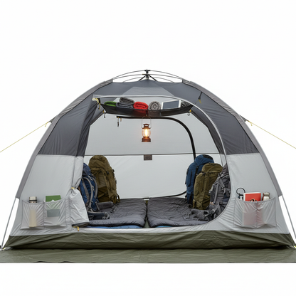 Basecamp 4-Person Tent - Interior View